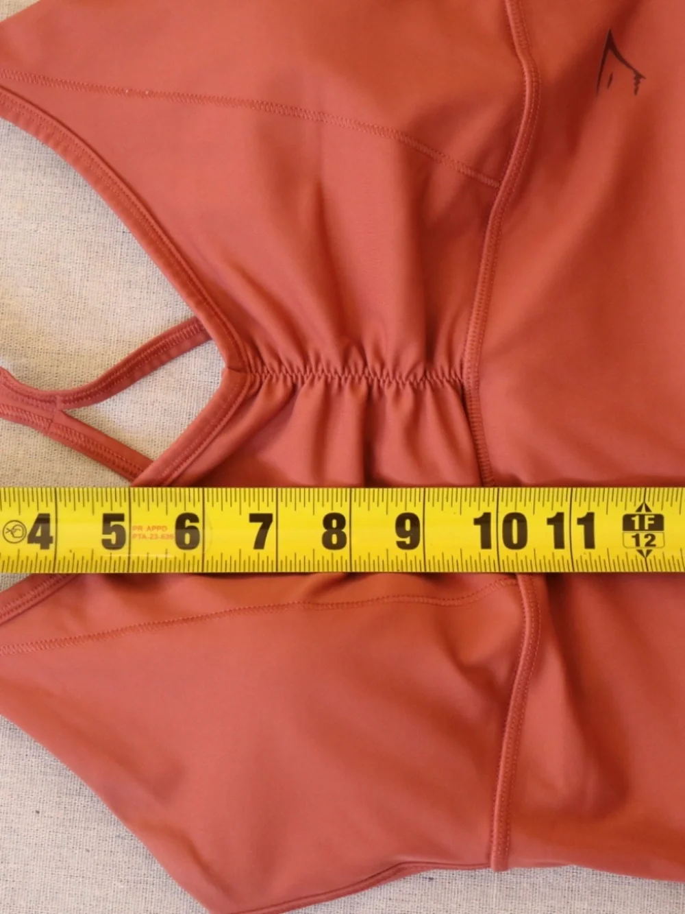 Gymshark Women's Medium Tomato Red 2-Piece Set High Waisted Leggings Ruched Bra